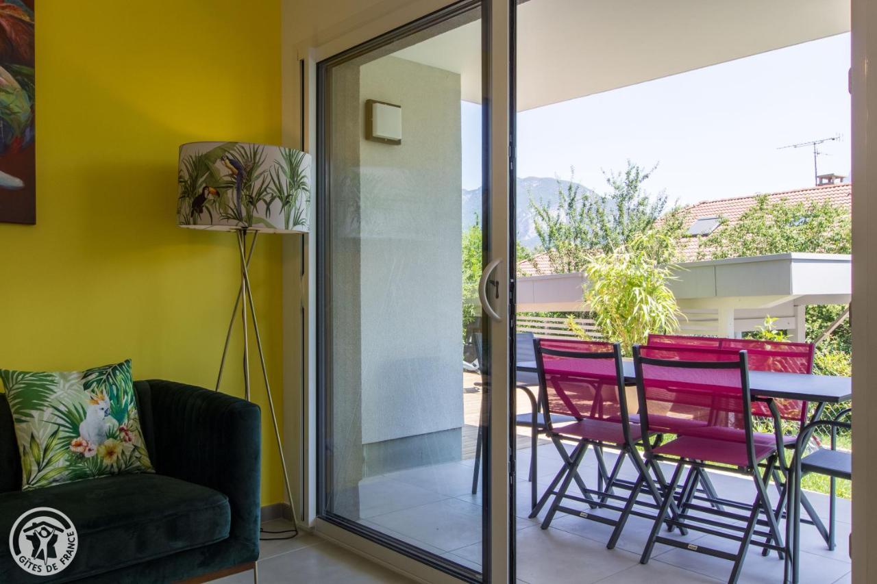 L'Appartement Jardin Avec Vue Montagnes Sevrier Bagian luar foto