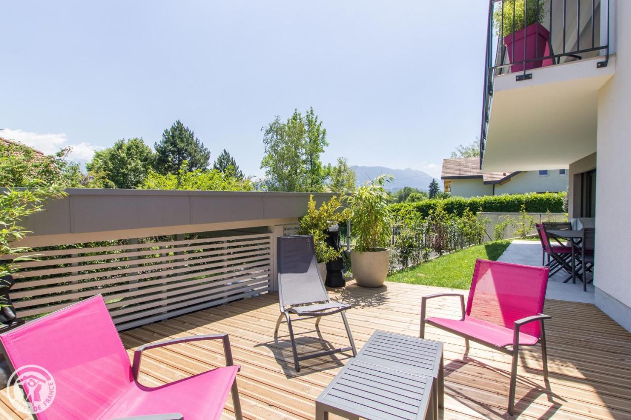 L'Appartement Jardin Avec Vue Montagnes Sevrier Bagian luar foto