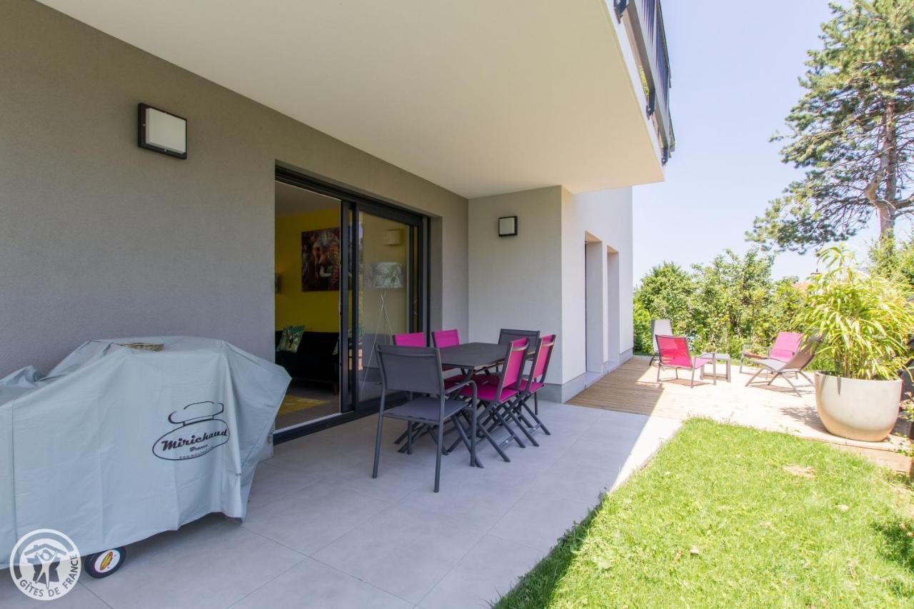 L'Appartement Jardin Avec Vue Montagnes Sevrier Bagian luar foto